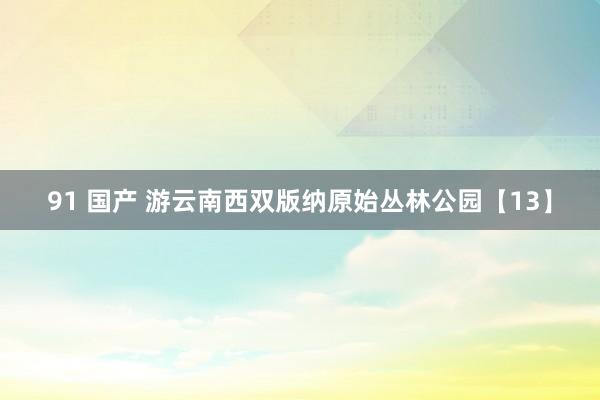 91 国产 游云南西双版纳原始丛林公园【13】